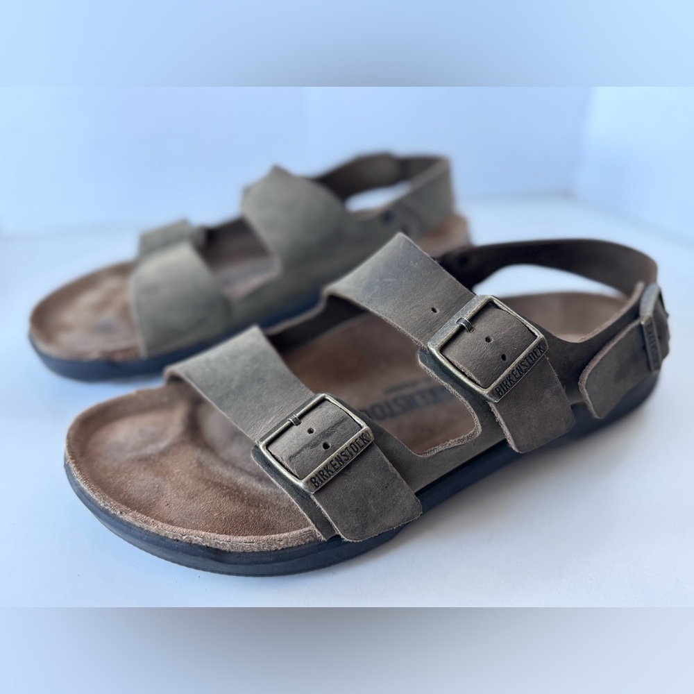 Birkenstock Milano Sling back Buckle Men’s Sandals Shoes Size 42 - Picture 5 of 11